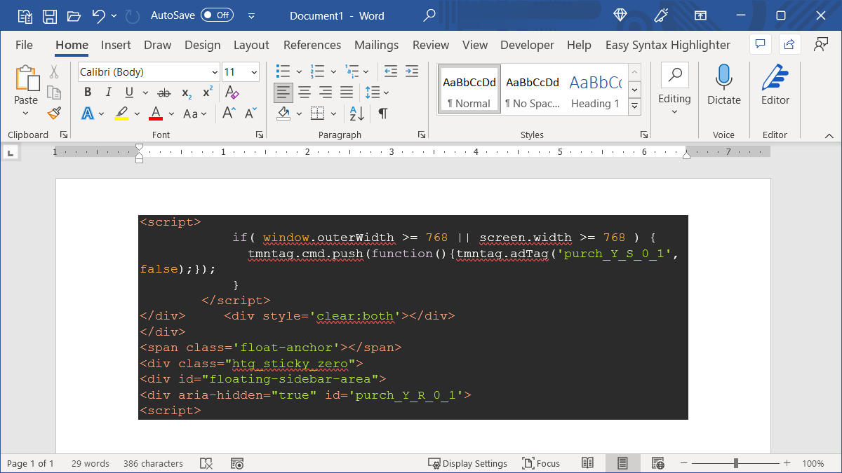 4 Ways to Insert a Command or Code Block in Microsoft Word