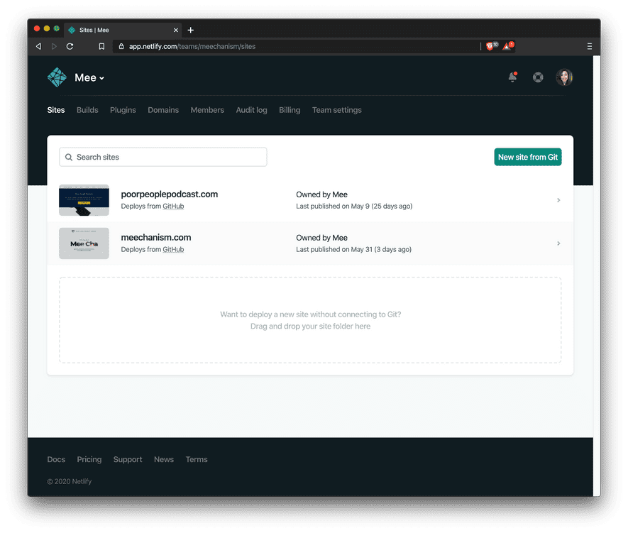 Adding a domain to netlify | Meechanism