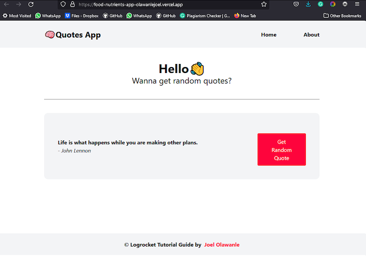 Deploy a React app for free using Vercel - LogRocket Blog