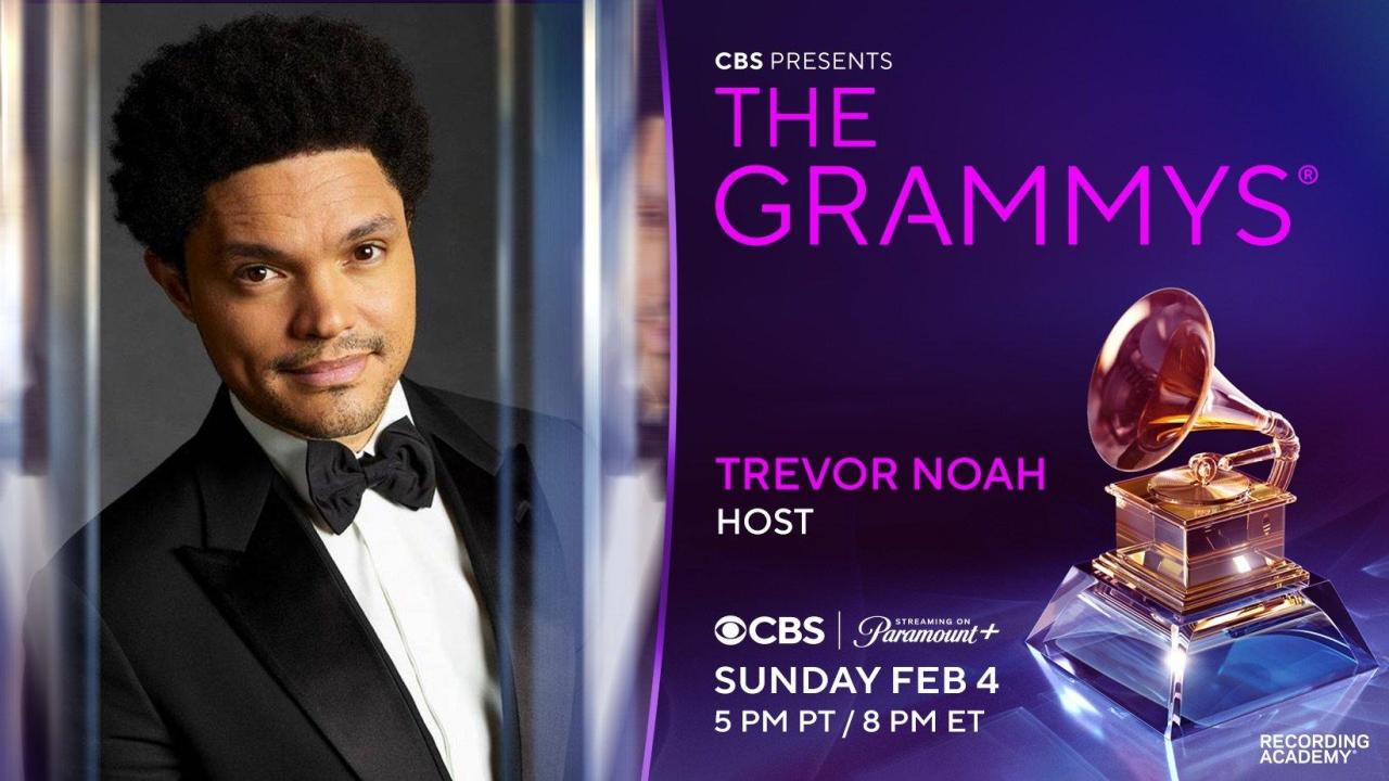 Trevor Noah Returns To Host The 2024 GRAMMYs For The Fourth Consecutive ...