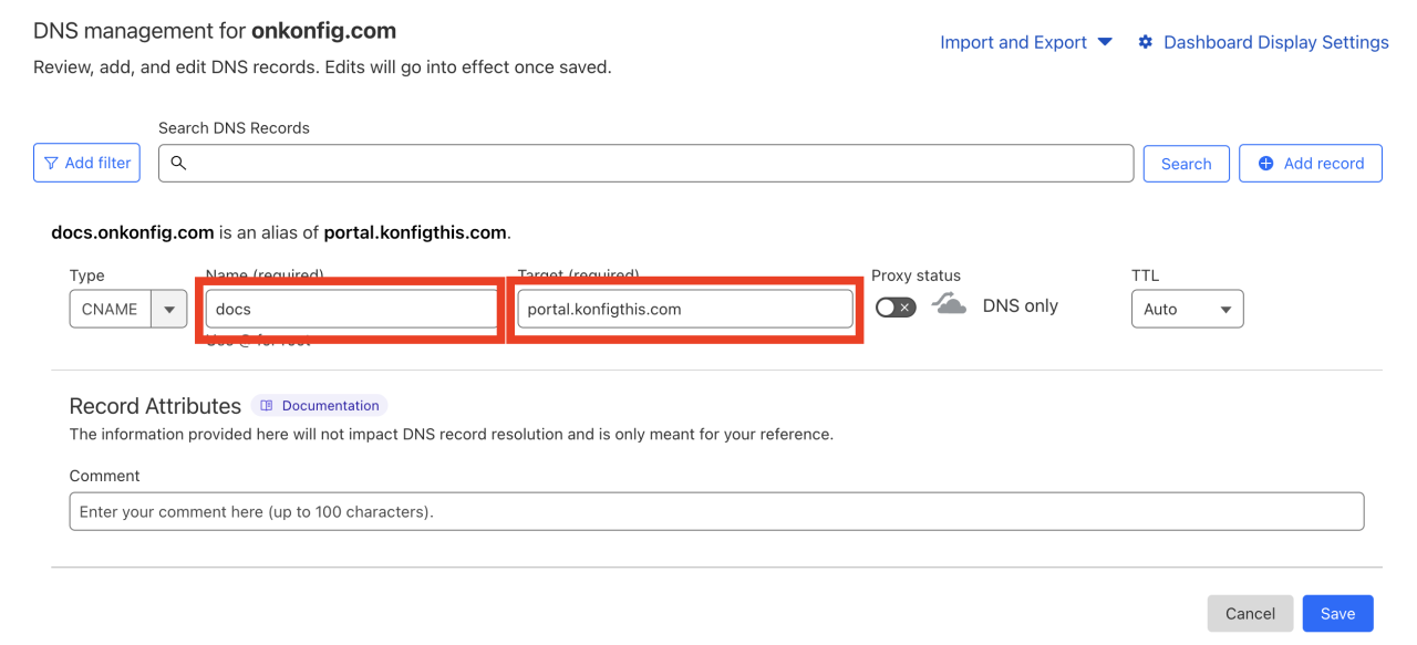 Configuring a Custom Domain | Konfig Configuring a Custom Domain | Konfig